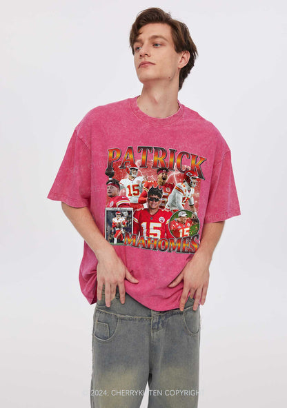 Vintage Patrick Y2K Super Bowl Washed Tee Cherrykitten