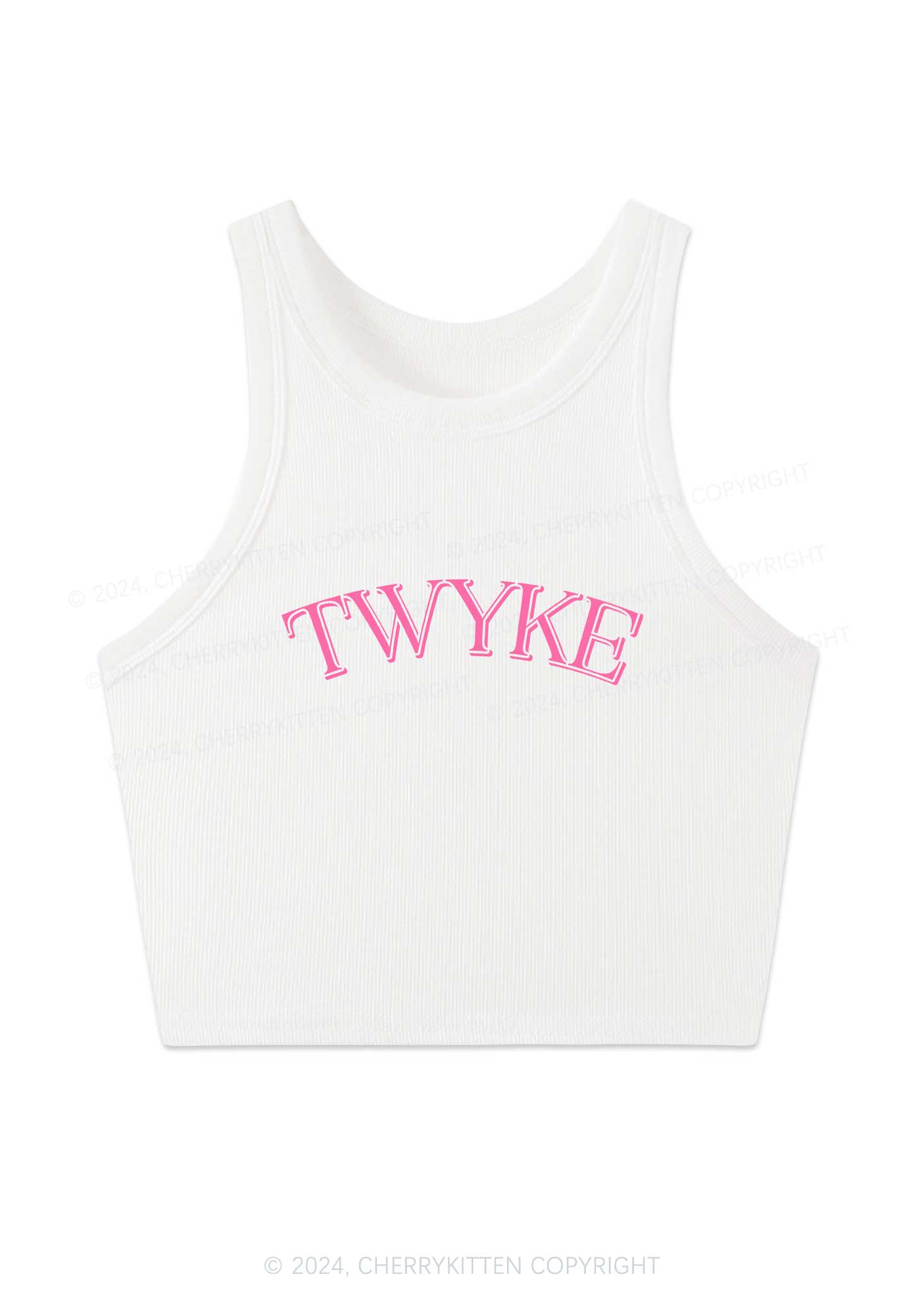 TWYKE Y2K Crop Tank Top Cherrykitten