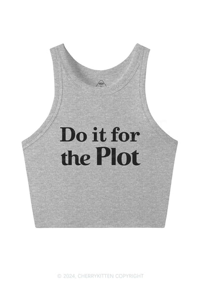 Do It For Plot Y2K Crop Tank Top Cherrykitten