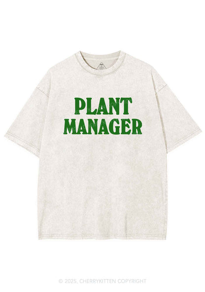 Plant Manager Y2K Washed Tee Cherrykitten