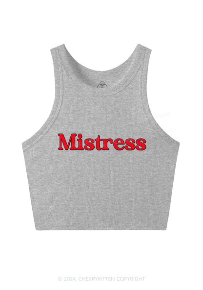 Mistress Y2K Crop Tank Top Cherrykitten