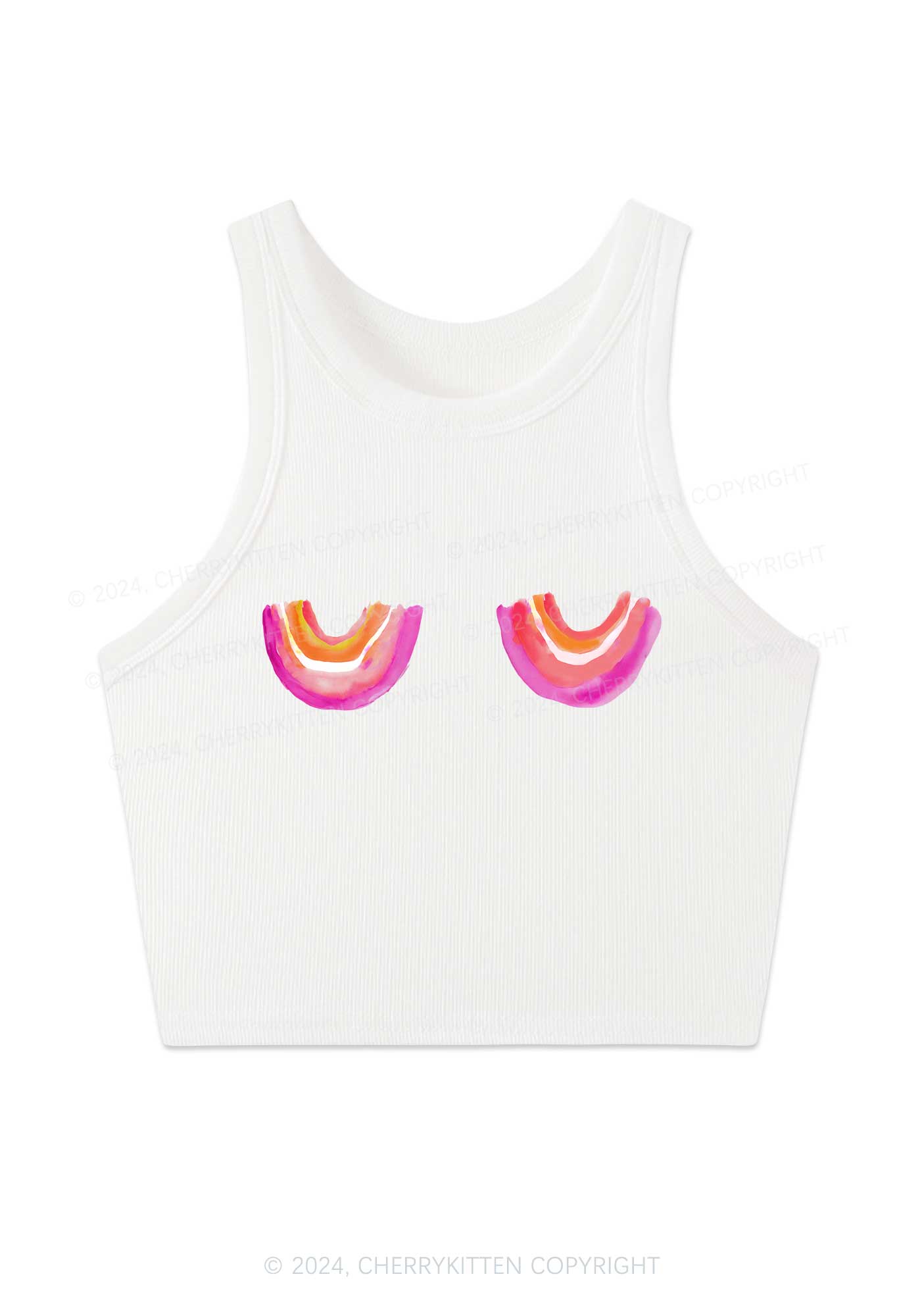 Lesbian Bxxb Y2K Crop Tank Top Cherrykitten