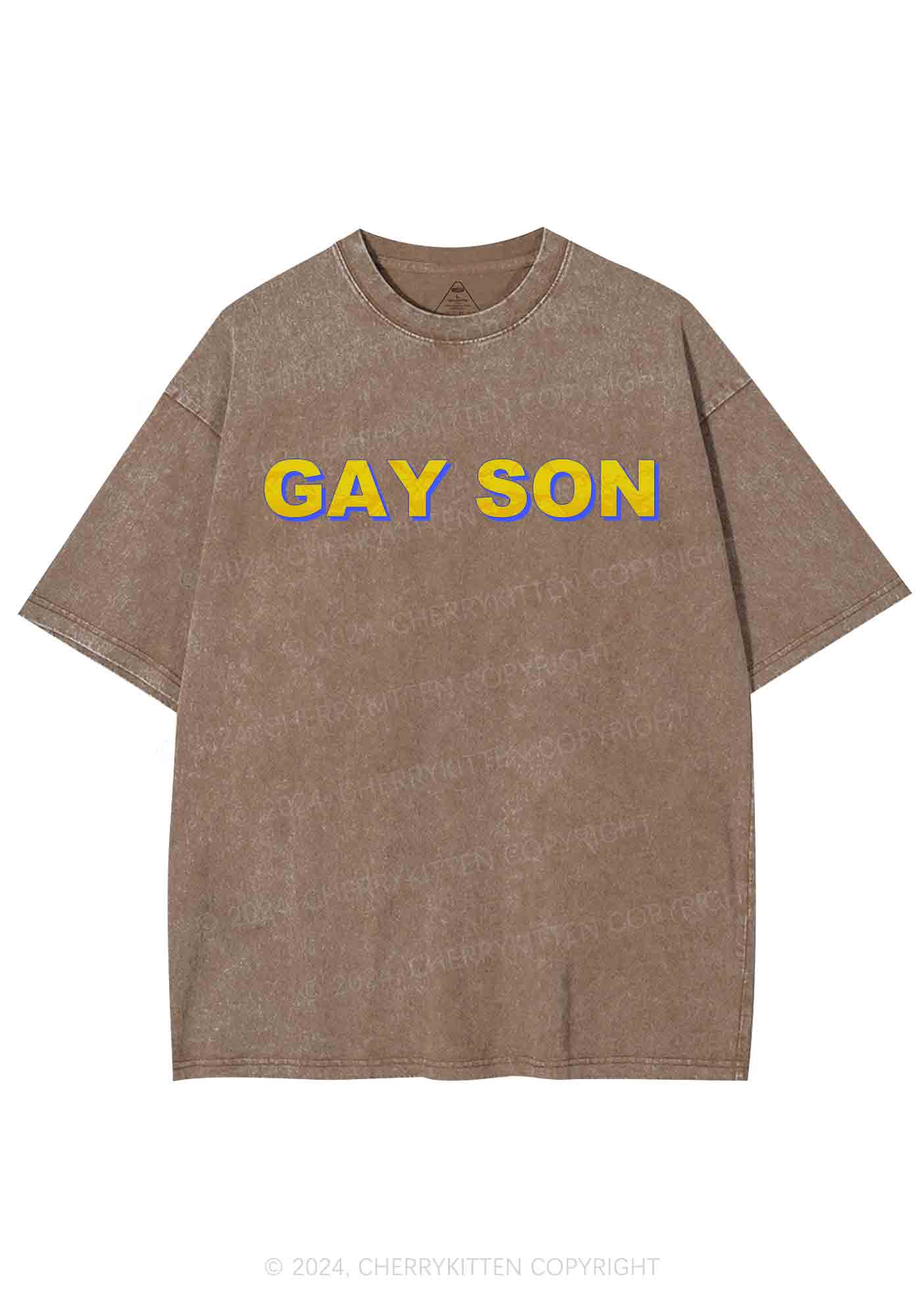 Gay Son Y2K Washed Tee Cherrykitten