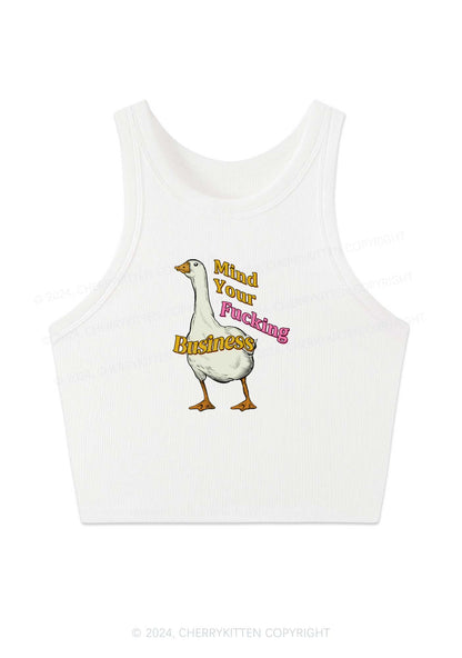 Fxxking Business Y2K Crop Tank Top Cherrykitten