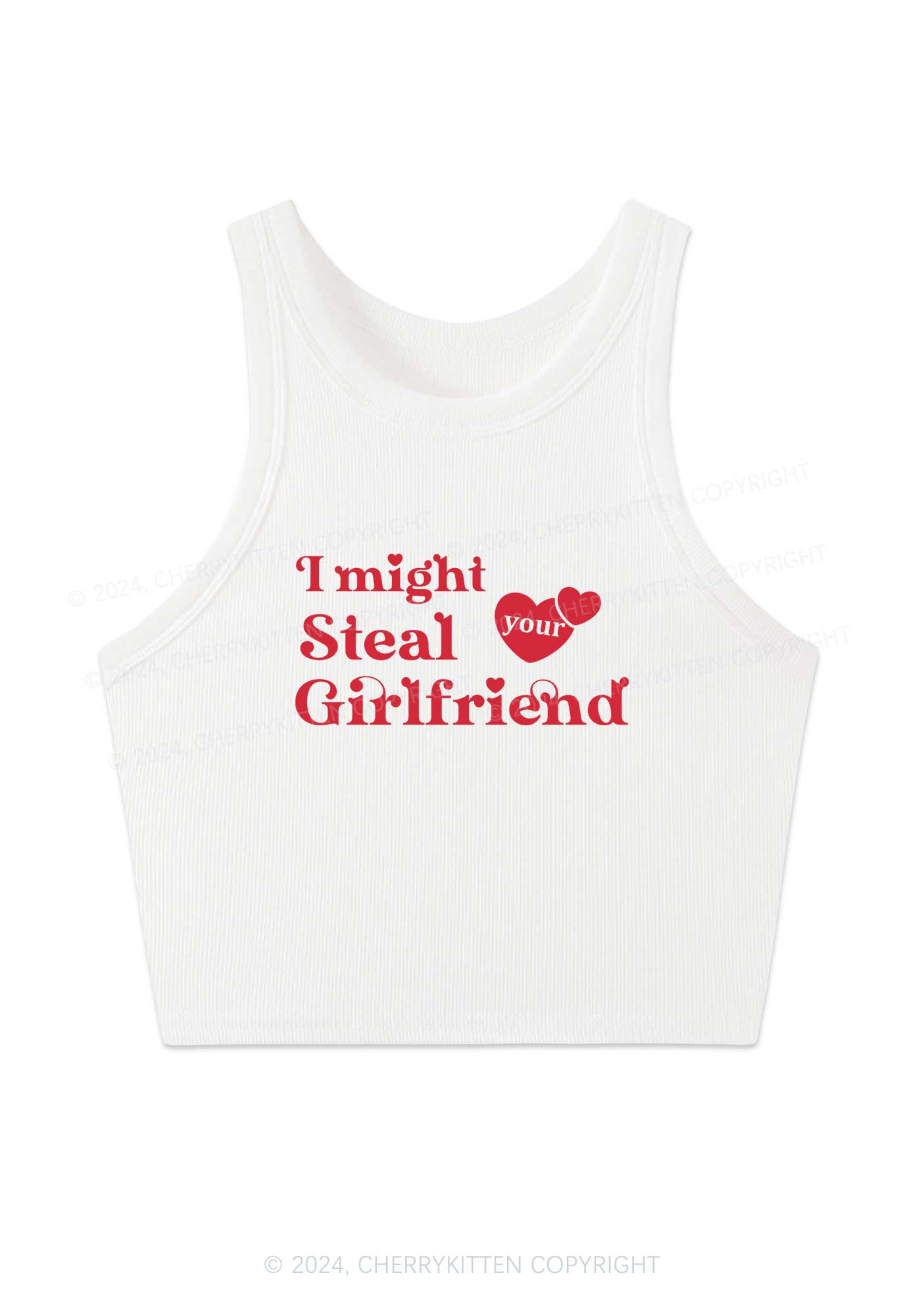 Steal Your Girlfriend Y2K Crop Tank Top Cherrykitten