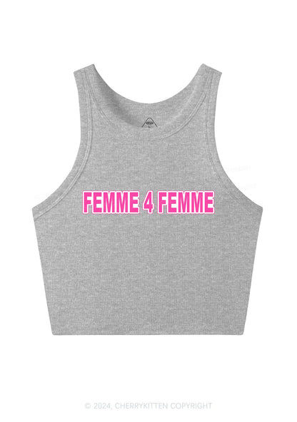 Femme For Femme Y2K Crop Tank Top Cherrykitten