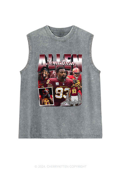 Red Allen Y2K Super Bowl Washed Tank Cherrykitten