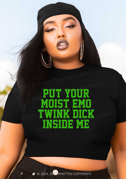 Curvy Put It Inside Me Y2K Baby Tee Cherrykitten