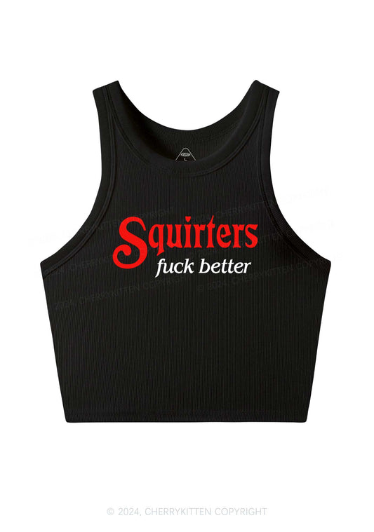 Squirters Fxxk Better Y2K Crop Tank Top Cherrykitten