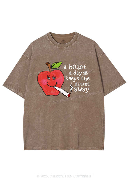 A Blunt A Day Y2K Washed Tee Cherrykitten