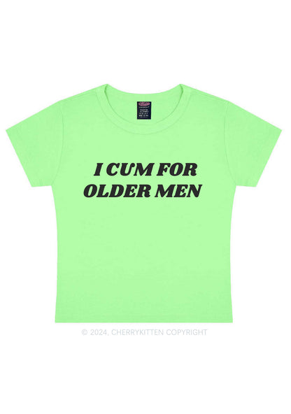 Come For Older Men Y2K Baby Tee Cherrykitten