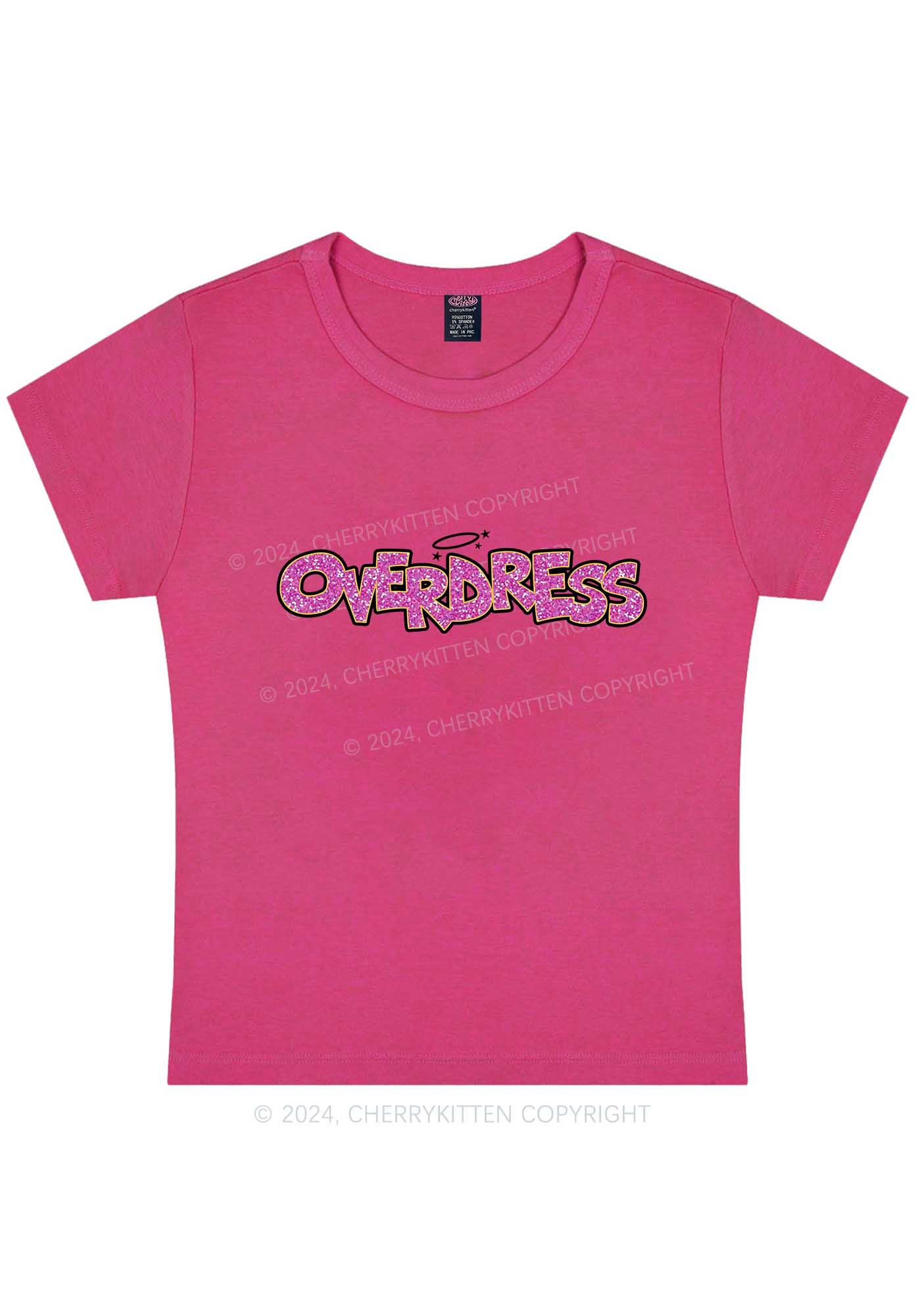 Overdress Y2K Baby Tee Cherrykitten