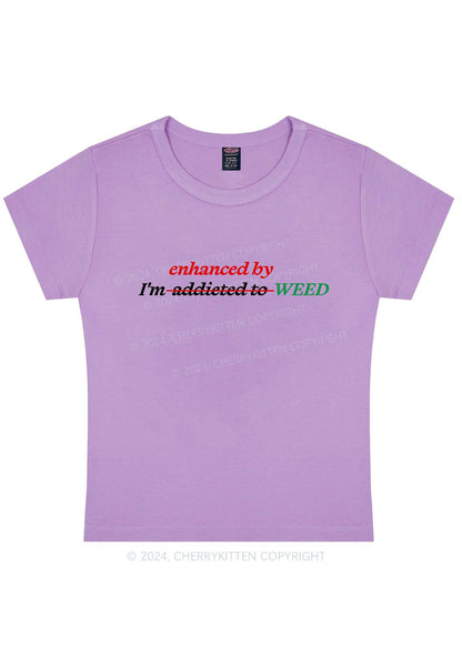 Enhanced By Wxxd Y2K Baby Tee Cherrykitten