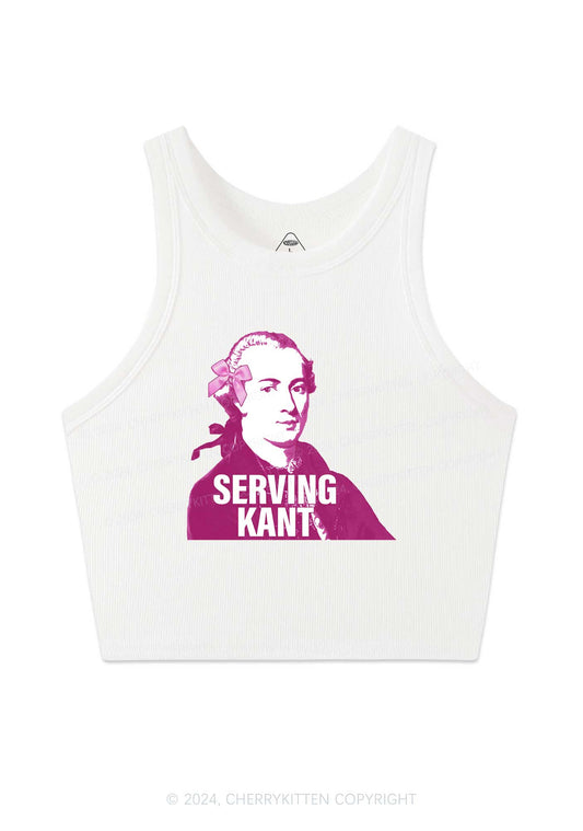 Serving Kant Y2K Crop Tank Top Cherrykitten