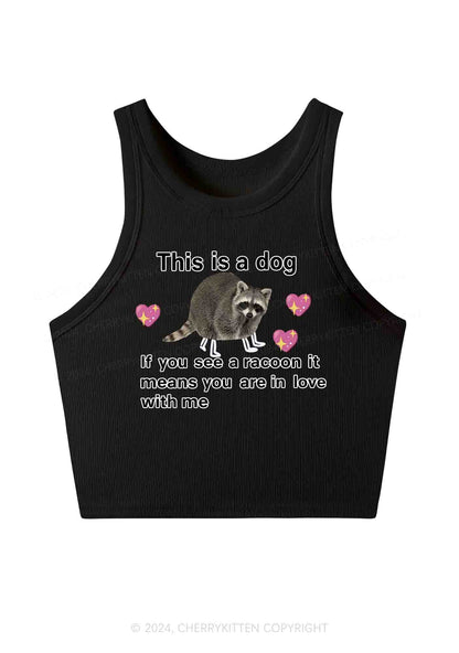 You Are In Love With Me Y2K Crop Tank Top Cherrykitten