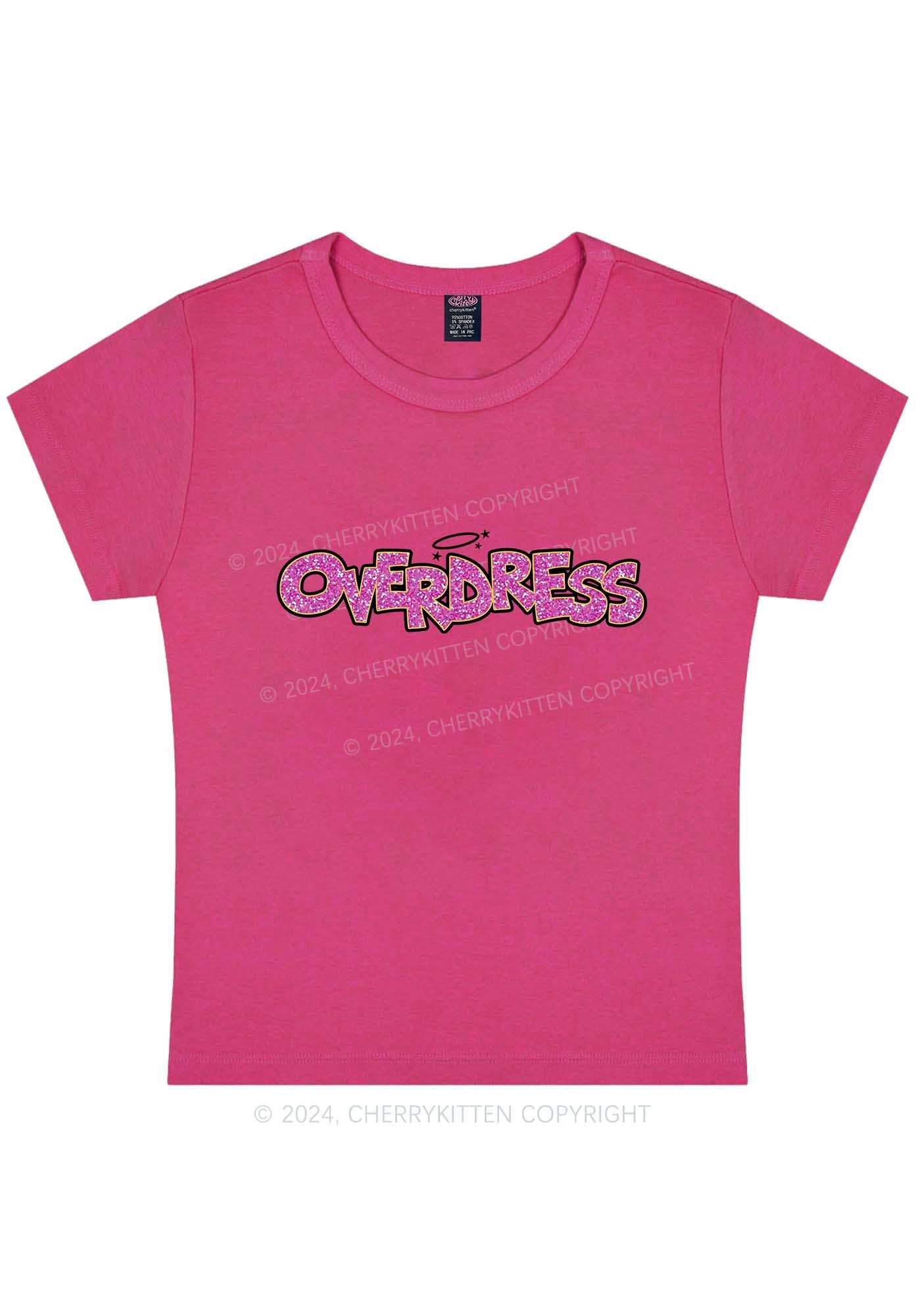 Curvy Overdress Y2K Baby Tee Cherrykitten