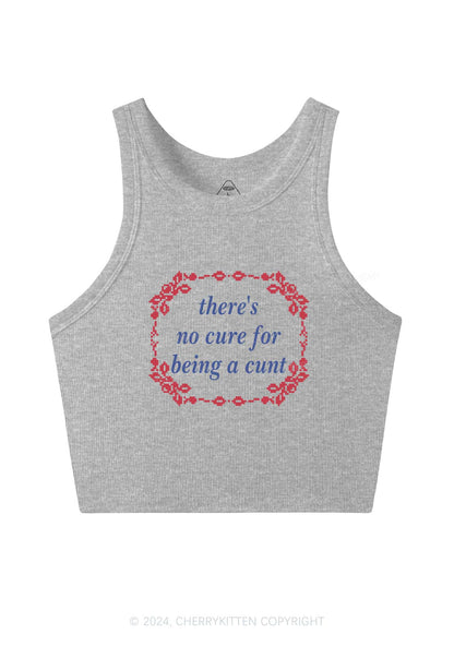 No Cure For Cxxt Y2K Crop Tank Top Cherrykitten