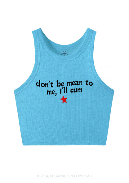 Don't Be Mean Y2K Crop Tank Top Cherrykitten