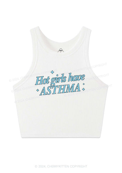 Hot Girls Have Asthma Y2K Crop Tank Top Cherrykitten