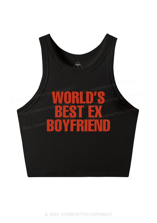 Best Ex Boyfriend Y2K Crop Tank Top Cherrykitten