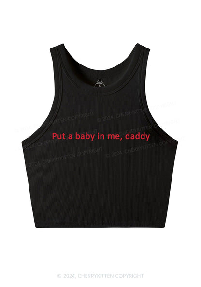 Put Baby In Me Y2K Crop Tank Top Cherrykitten