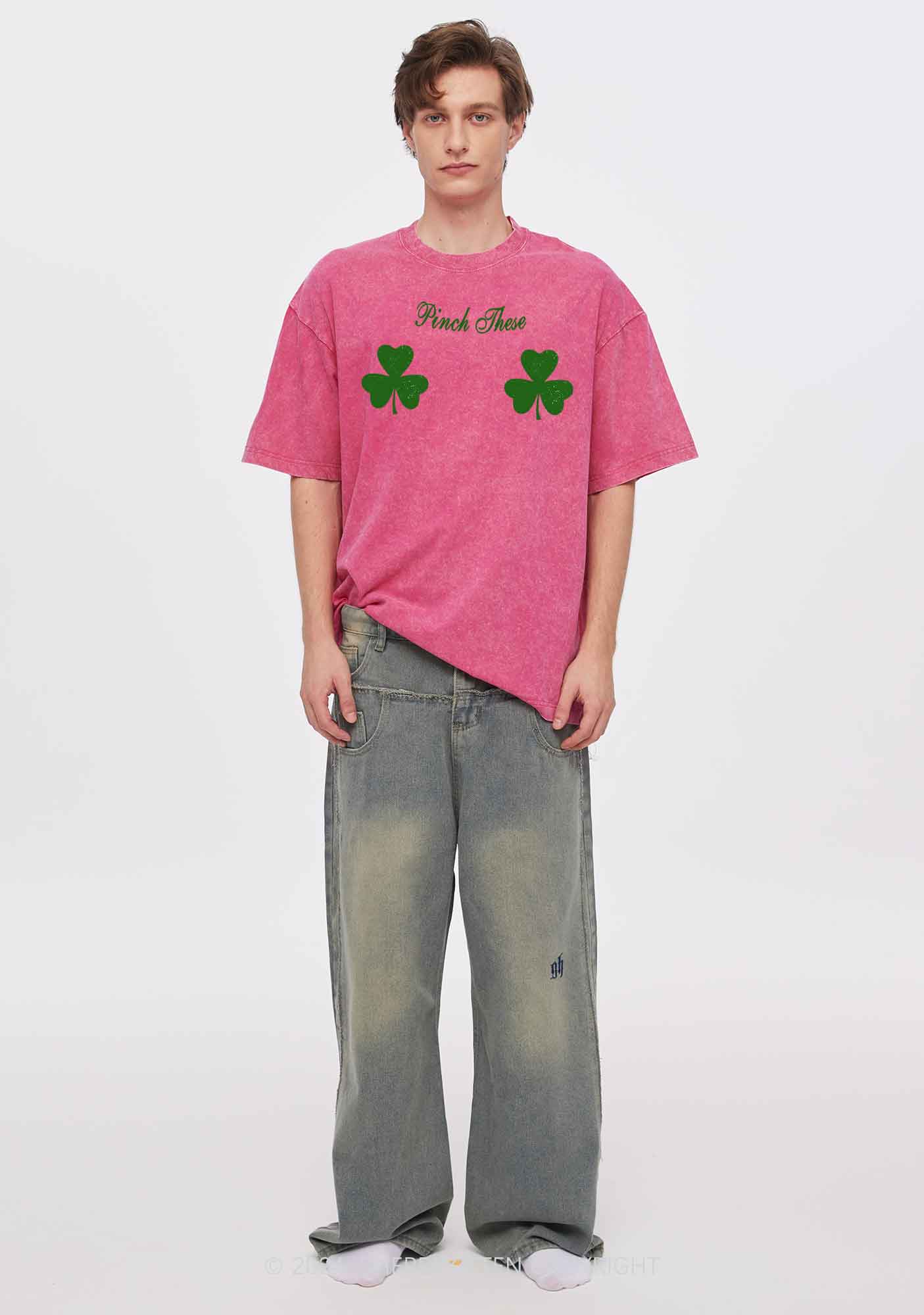 Pinch These St Patricks Y2K Washed Tee Cherrykitten