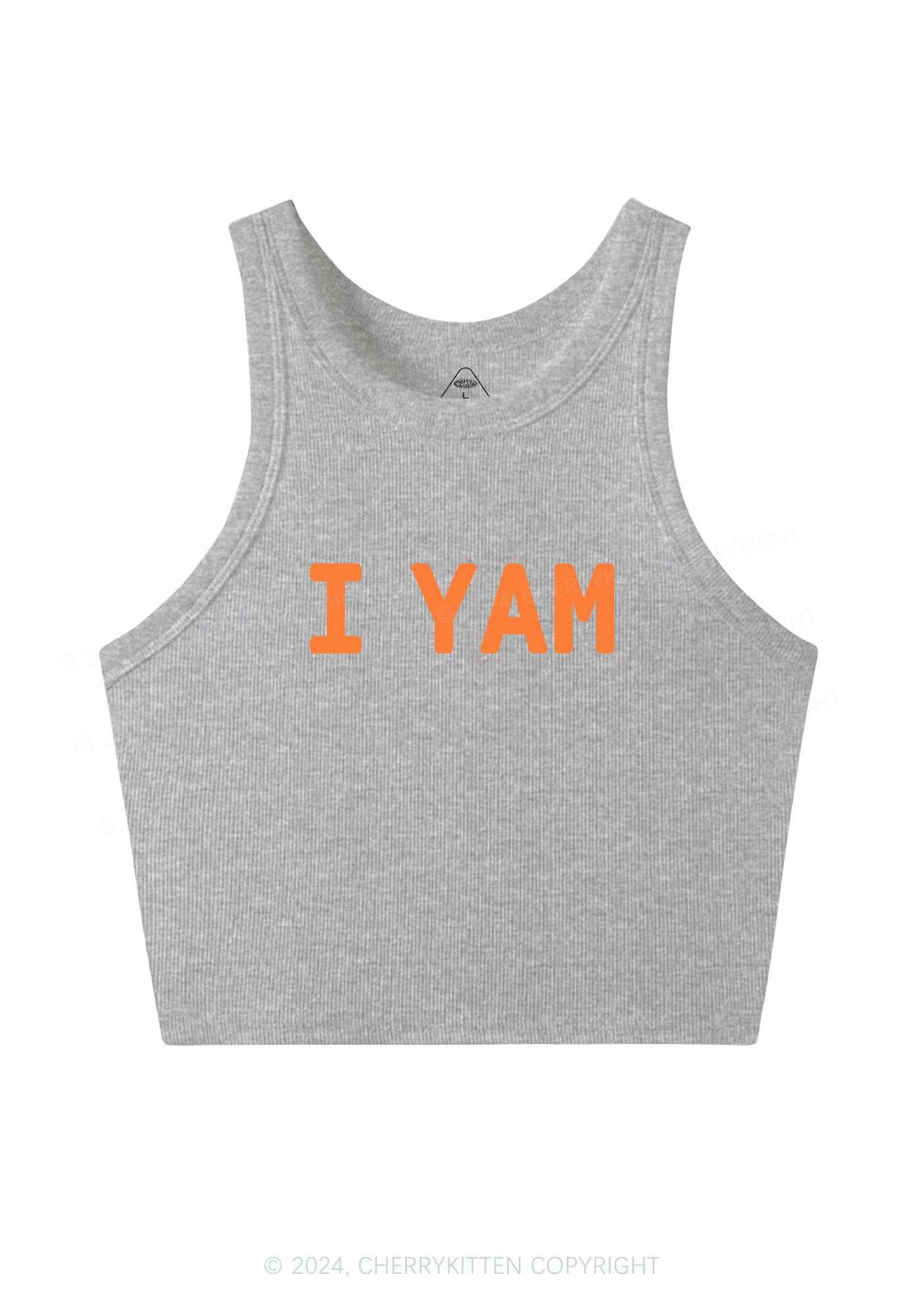 I Yam Y2K Valentine's Day Crop Tank Top Cherrykitten