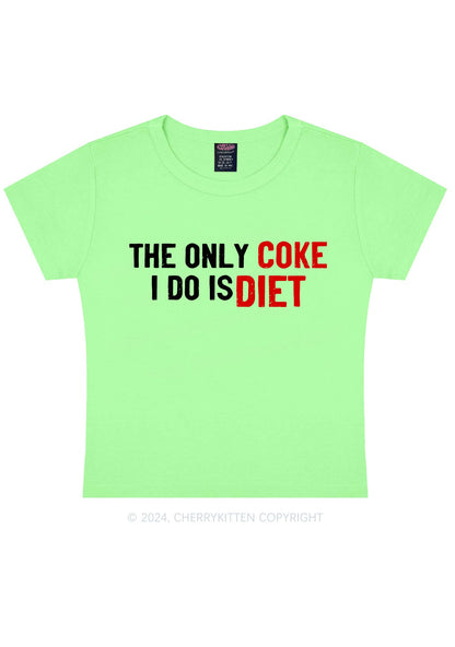 Coke Diet Y2K Baby Tee Cherrykitten