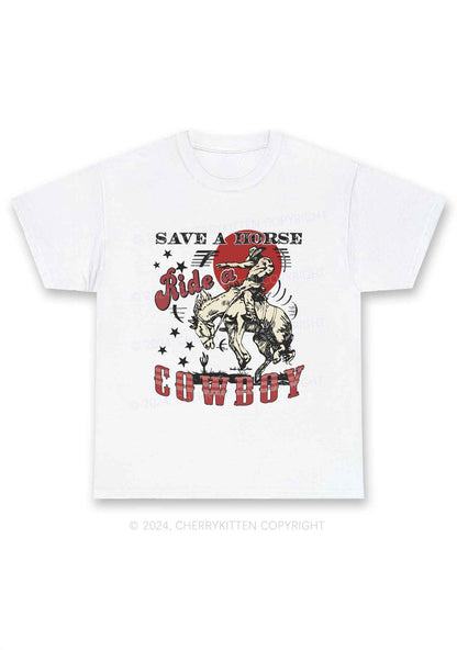 Ride A Cowboy Y2K Chunky Shirt Cherrykitten