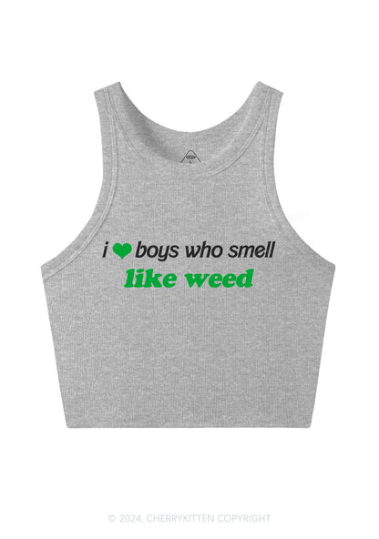 Boys Smell Like Wxxd Y2K Crop Tank Top Cherrykitten