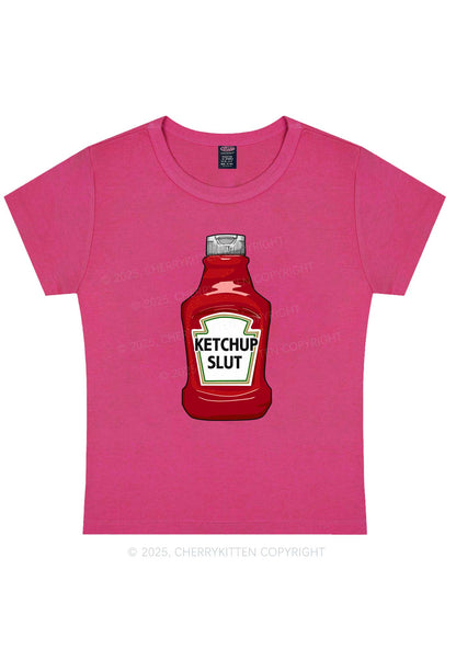 Ketchup Slxt Y2K Baby Tee Cherrykitten