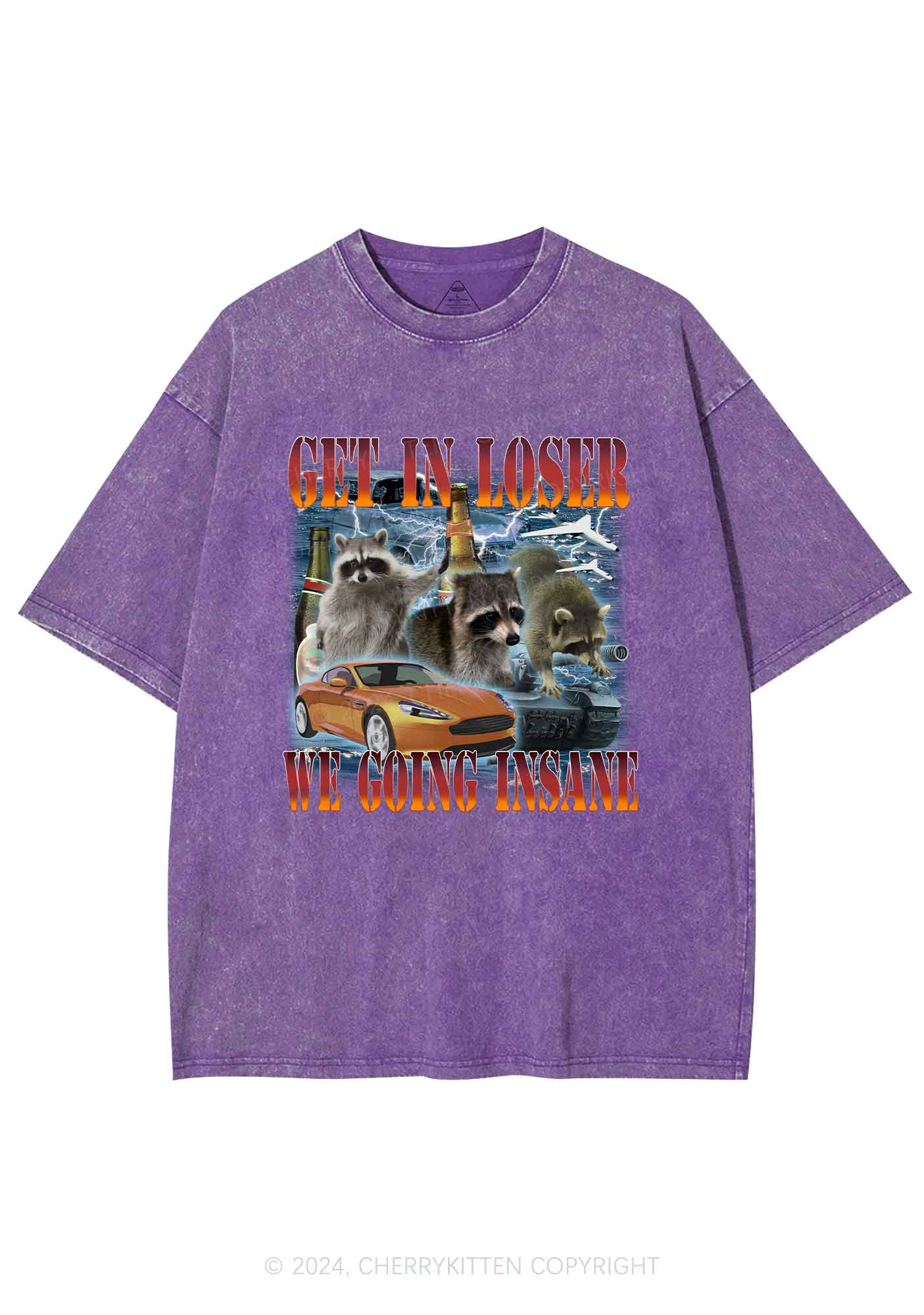 We Going Insane Y2K Washed Tee Cherrykitten