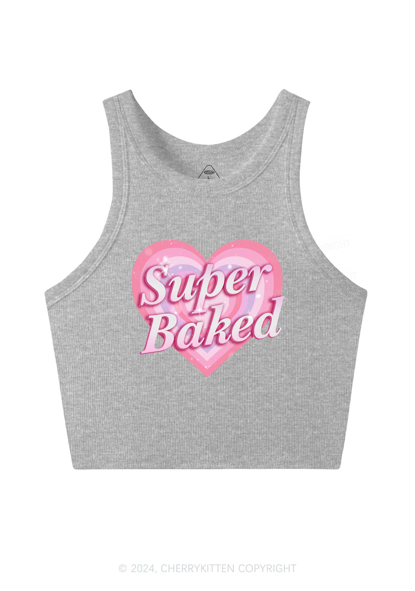 Super Baked Y2K Crop Tank Top Cherrykitten