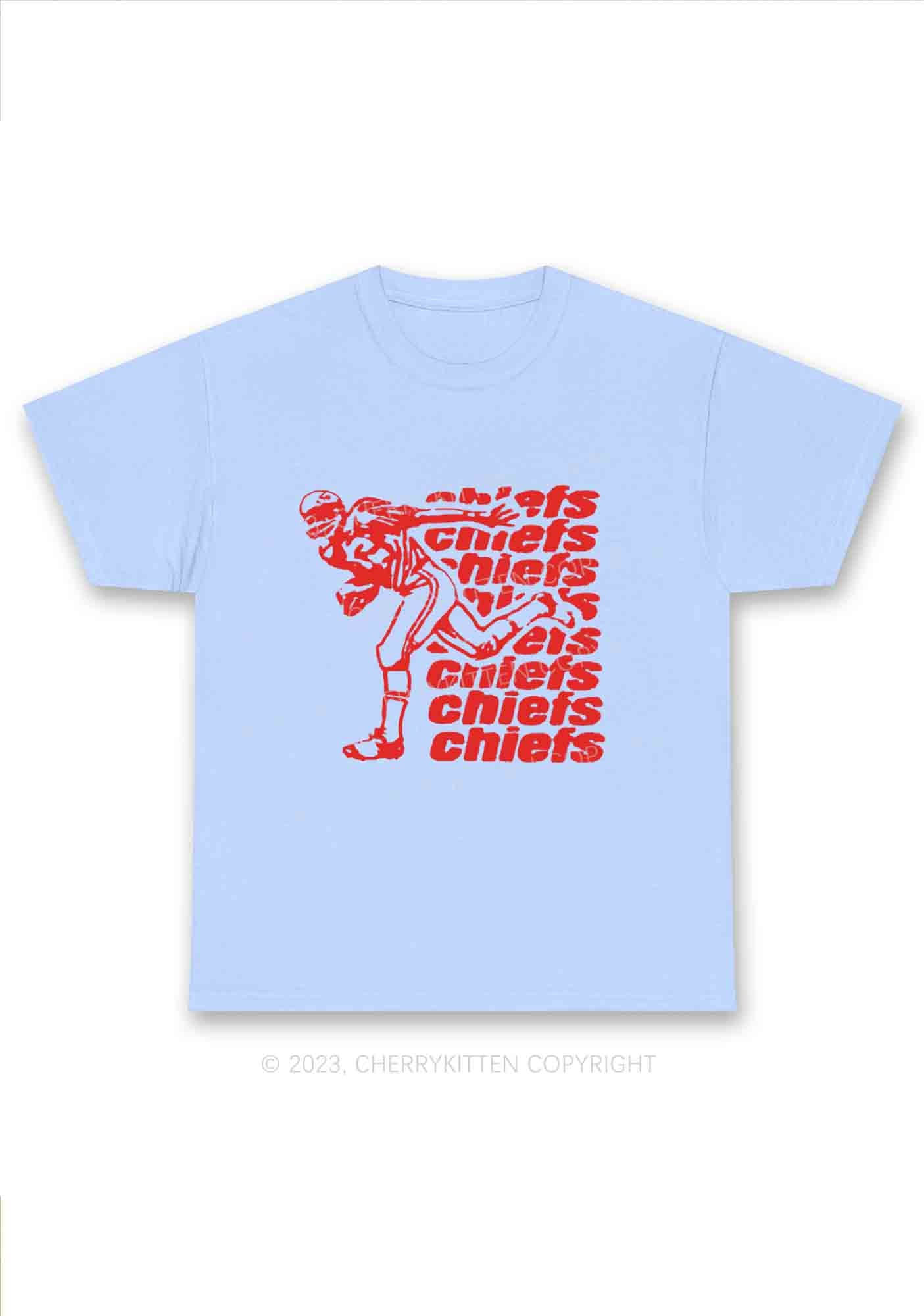 Chiefs Super Bowl Y2K Chunky Shirt Cherrykitten