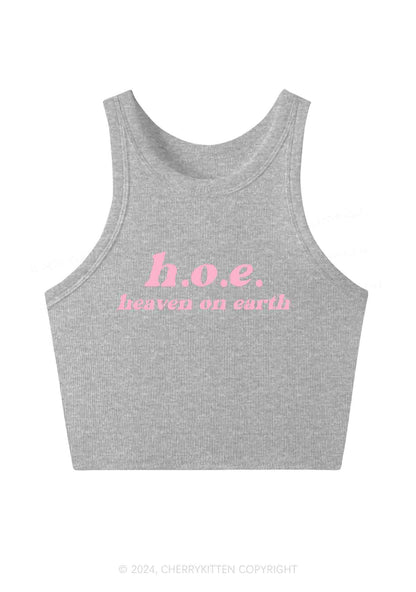 Heaven On Earth Y2K Crop Tank Top Cherrykitten