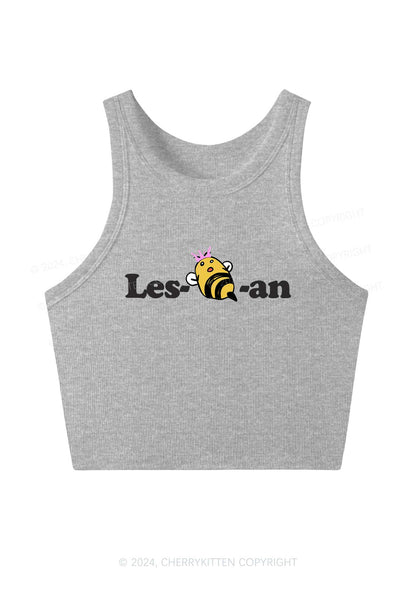 Lesbeean Y2K Crop Tank Top Cherrykitten