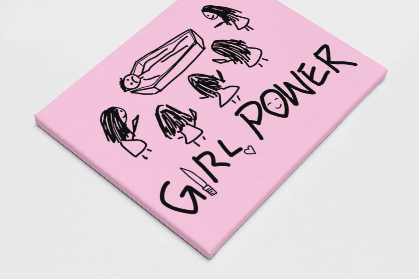 Girls Power Y2K Canvas Wall Art Cherrykitten