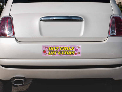 Hot Girls Hit Curbs Y2K Car Bumper Magnet Cherrykitten