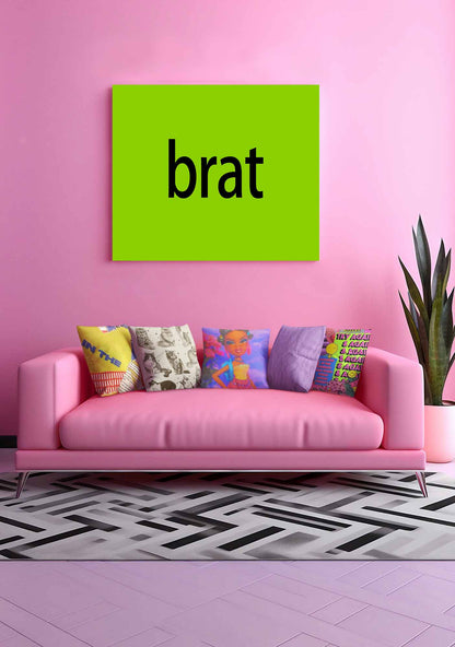 Brat Summer Y2K Canvas Wall Art Cherrykitten