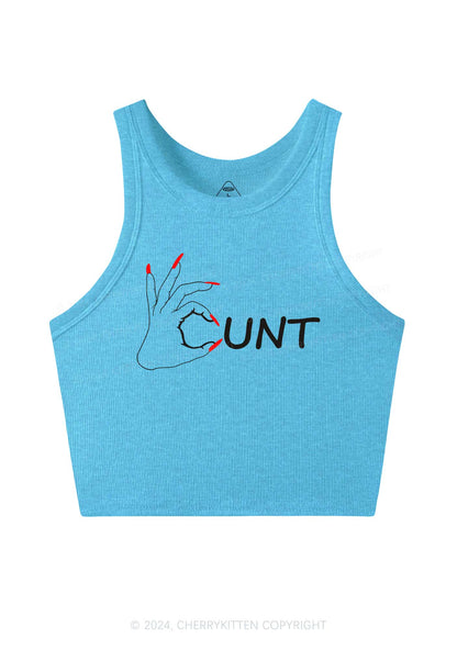 Clever Cxxt Y2K Crop Tank Top Cherrykitten