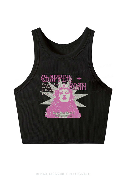 Keep On Dancing Y2K Crop Tank Top Cherrykitten