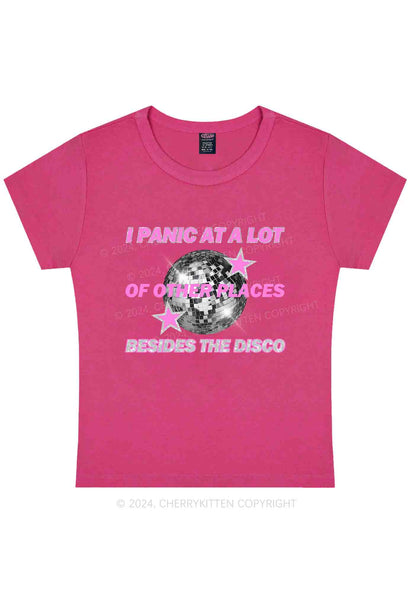 Panic Besides The Disco Y2K Baby Tee Cherrykitten