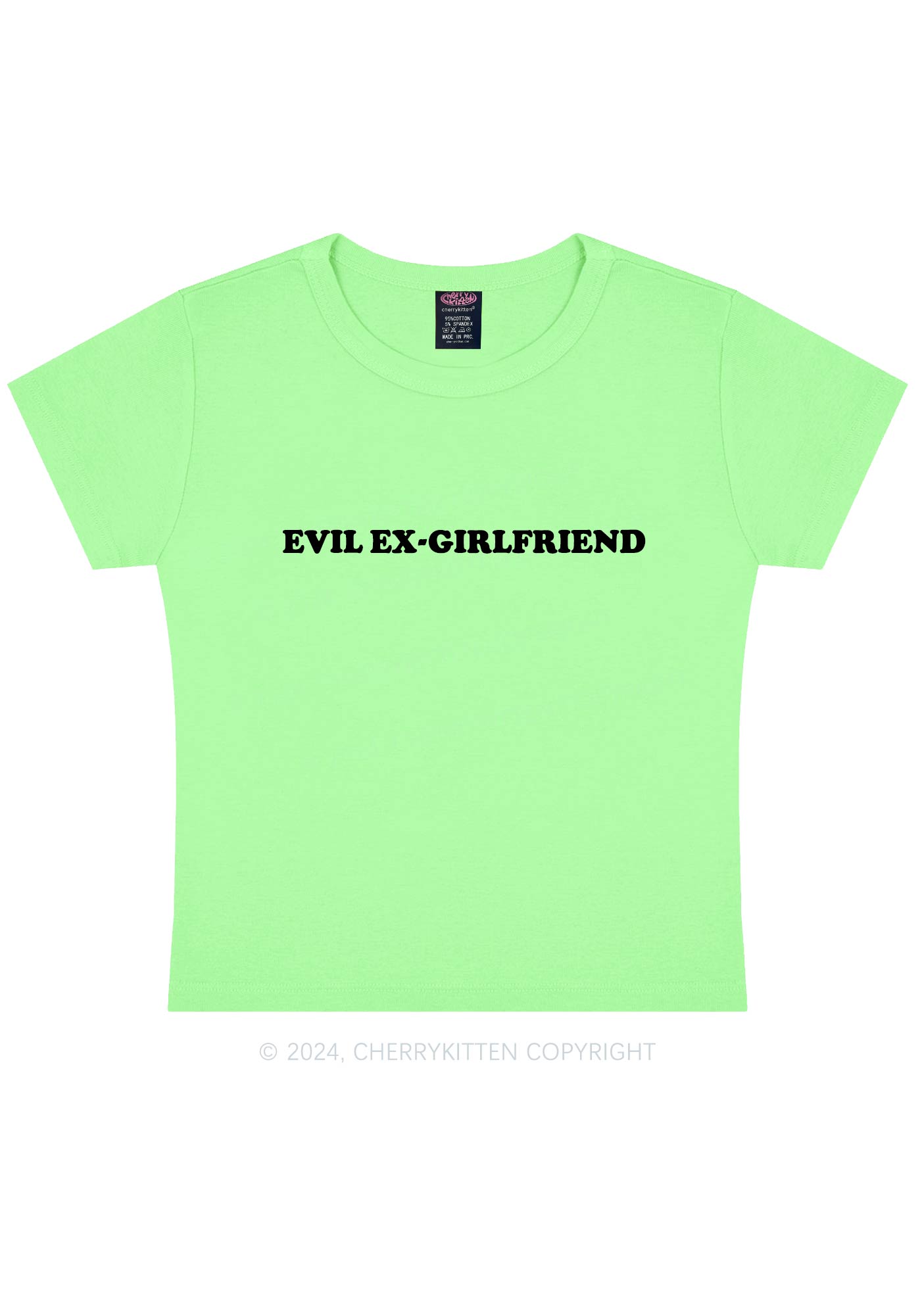 Evil Ex Girlfriend Y2K Baby Tee Cherrykitten