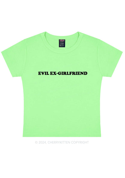 Evil Ex Girlfriend Y2K Baby Tee Cherrykitten