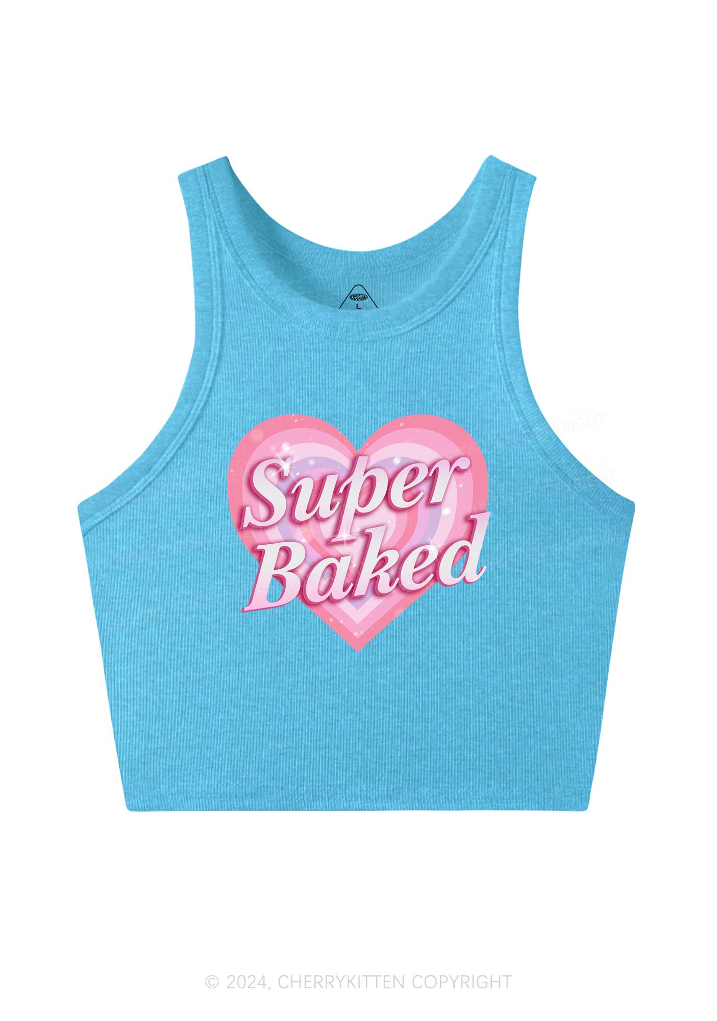 Super Baked Y2K Crop Tank Top Cherrykitten