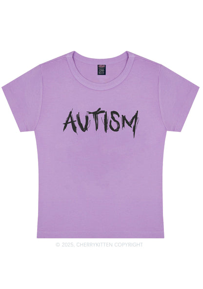 Satan Autism Y2K Baby Tee Cherrykitten