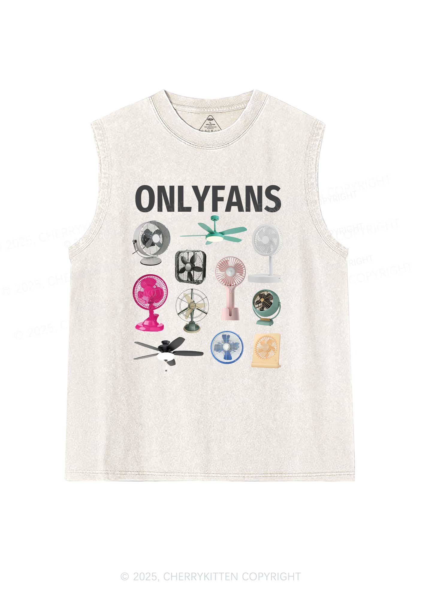 Onlyfans Y2K Washed Tank Cherrykitten