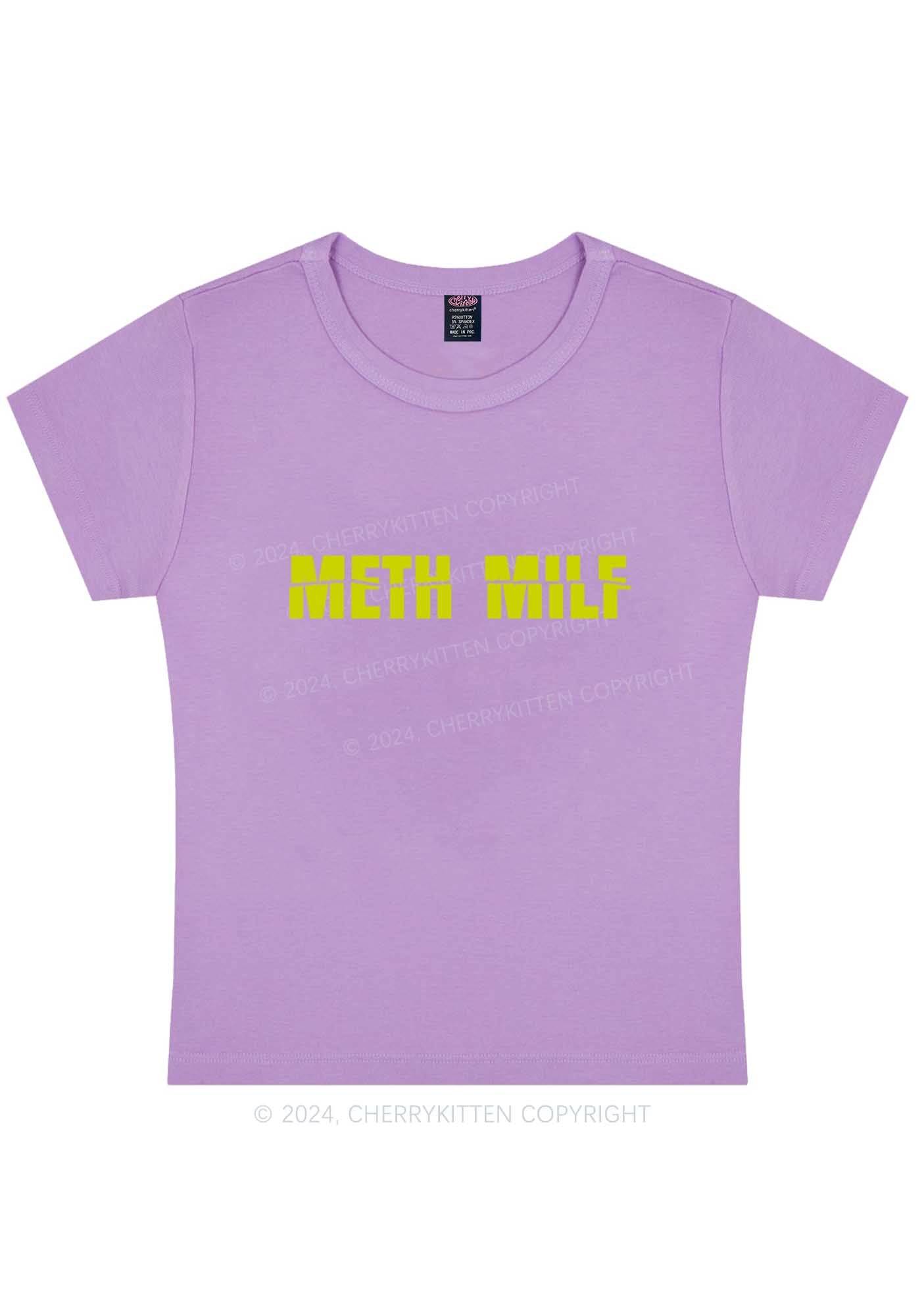 Curvy Mxxh Mxxf Y2K Baby Tee Cherrykitten