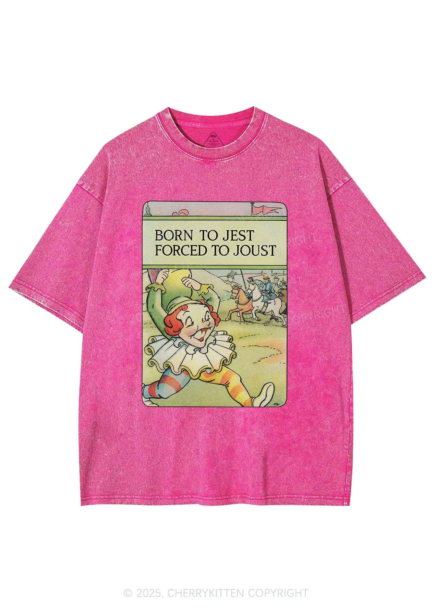 Born To Jest Y2K Washed Tee Cherrykitten