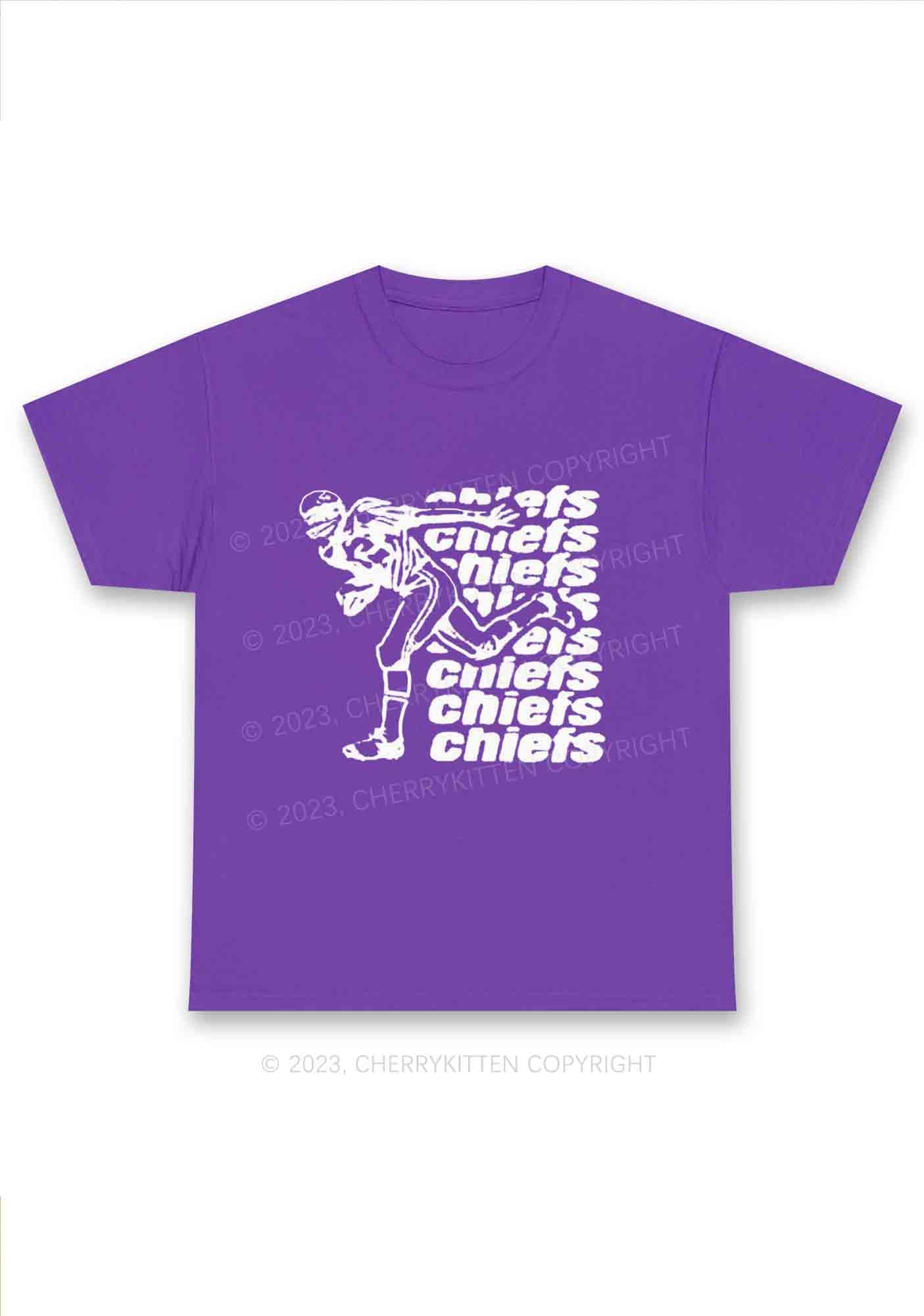 Chiefs Super Bowl Y2K Chunky Shirt Cherrykitten